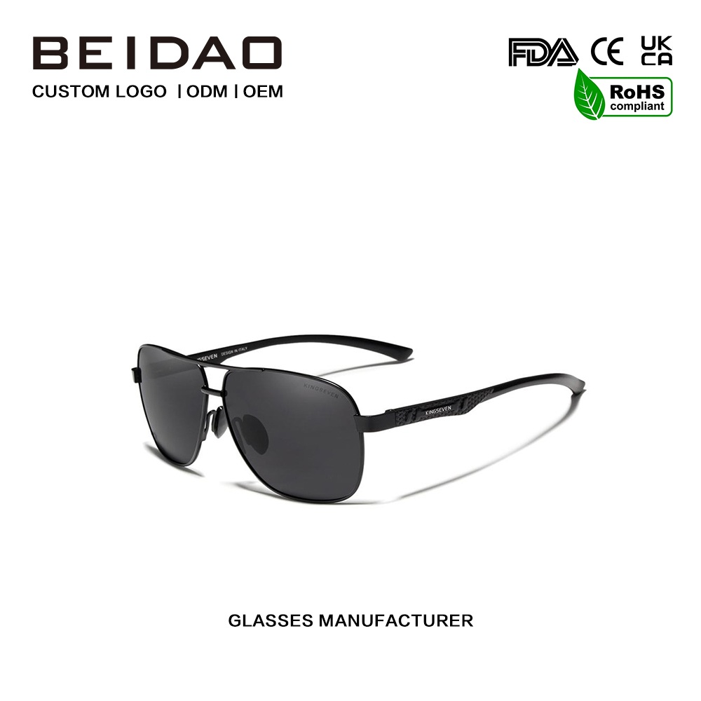 شیشے کے مرد ہاتھ سے تیار پولرائزڈ دھوپ کے شیشے